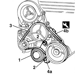 Engine - position on stand and remove