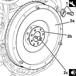 Engine - position on stand and remove