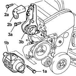 Engine - position on stand and remove
