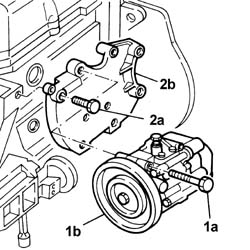 Engine - position on stand and remove
