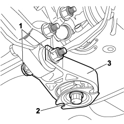 Power unit lower reaction link r r