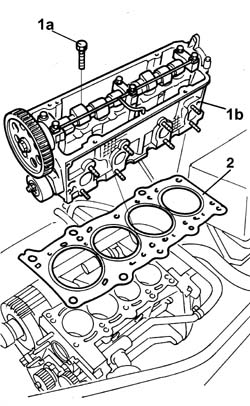 Cylinder head - r + r and replace gasket