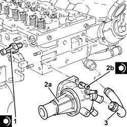 Single cylinder head, removed - overhaul