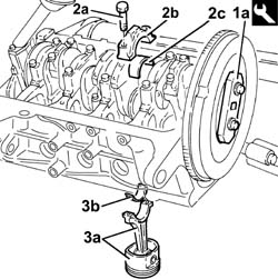 Piston connecting rod set - r r