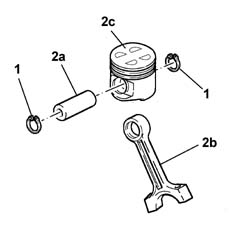 Piston/cylinder liner - r r