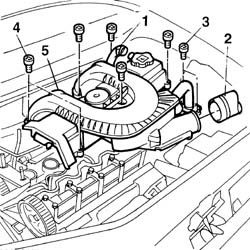 Overhead camshaft - r r on vehicle