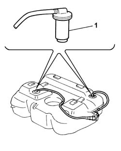 Fuel tank - r + r for replacement