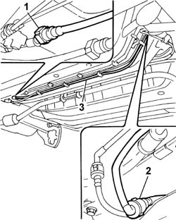 Intermediate fuel delivery hose r r