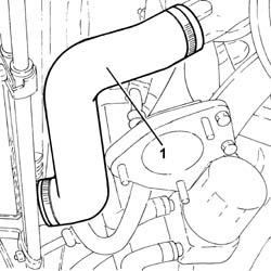 TURBOCHARGER - EXHAUST MANIFOLD - EXHAUST PIPE CONNECTING HOSE - R.R.