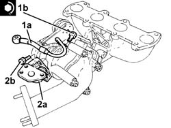 Turbo/manifold/sleeve assembly dismantle