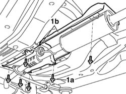 Exhaust pipe heat shield - r r