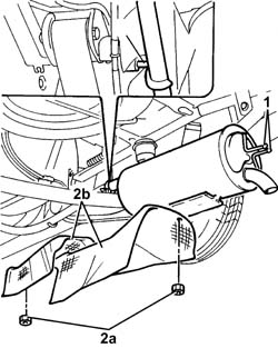 Exhaust pipe heat shield - r r