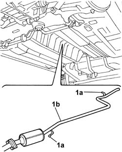 Exhaust pipe assembly - r + r