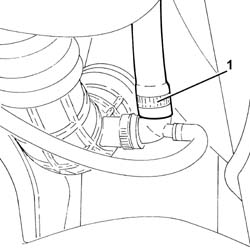 Engine oil vapour intake pipe - r + r