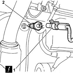 Engine oil pressure warning light switch - r + r