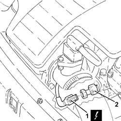 Engine oil pressure warning light switch - r + r