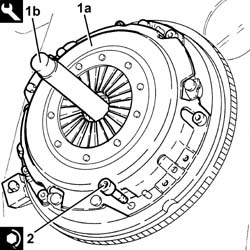 Clutch - r + r with gearbox removed