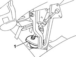 Gear engagement cable - r r