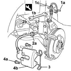 FRONT BRAKE CALIPER (one) - R.R.