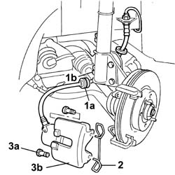 Front brake calliper bracket - r r