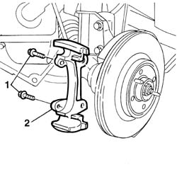 Front brake calliper bracket - r r