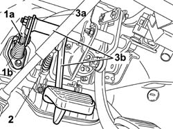 Clutch pedal - r r for rhd versions