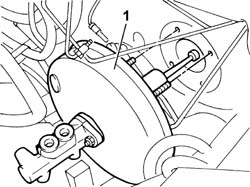 Brake servo/brake pump assembly - r r