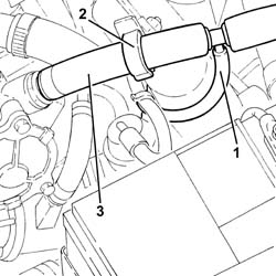 Vacuum pipe for brake servo - r+r