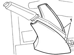 HANDBRAKE LEVER PROTECTIVE/BOOT - R.R.