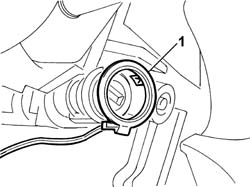 Steering control shaft SUPPORT - R.R.
