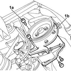 Power steering pump r r