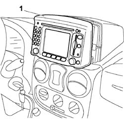 Positionable navigation system panel - r r