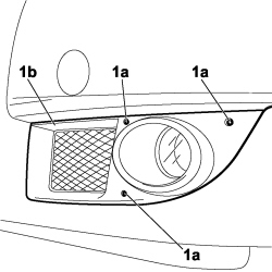 LEFT SIDE FRONT GRILLE - R.R.