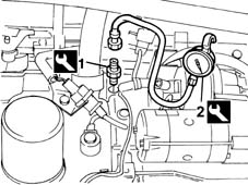 Lubrication system - check delivery pressure