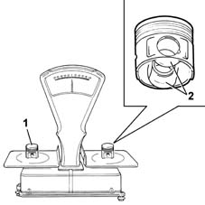 Piston, pin set - replace