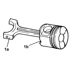 Piston, pin set - replace