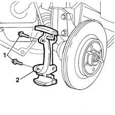 Front brake calliper bracket - r r