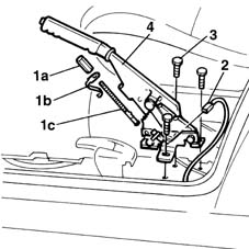 Handbrake lever - r+r