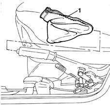 Handbrake lever protective boot - r r