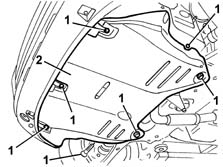 Under-engine guard - r r