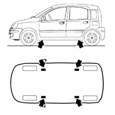 VEHICLE LIFTING POINTS