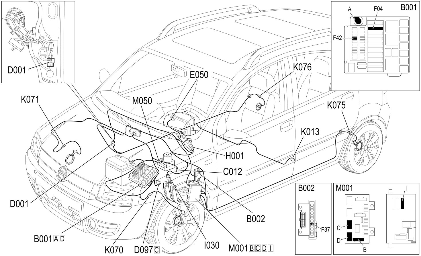 ABS - COMPONENT LOCATION