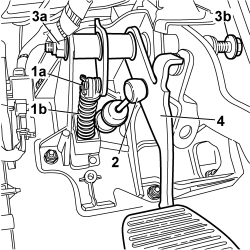 CLUTCH PEDAL - R R FOR RHD VERSIONS