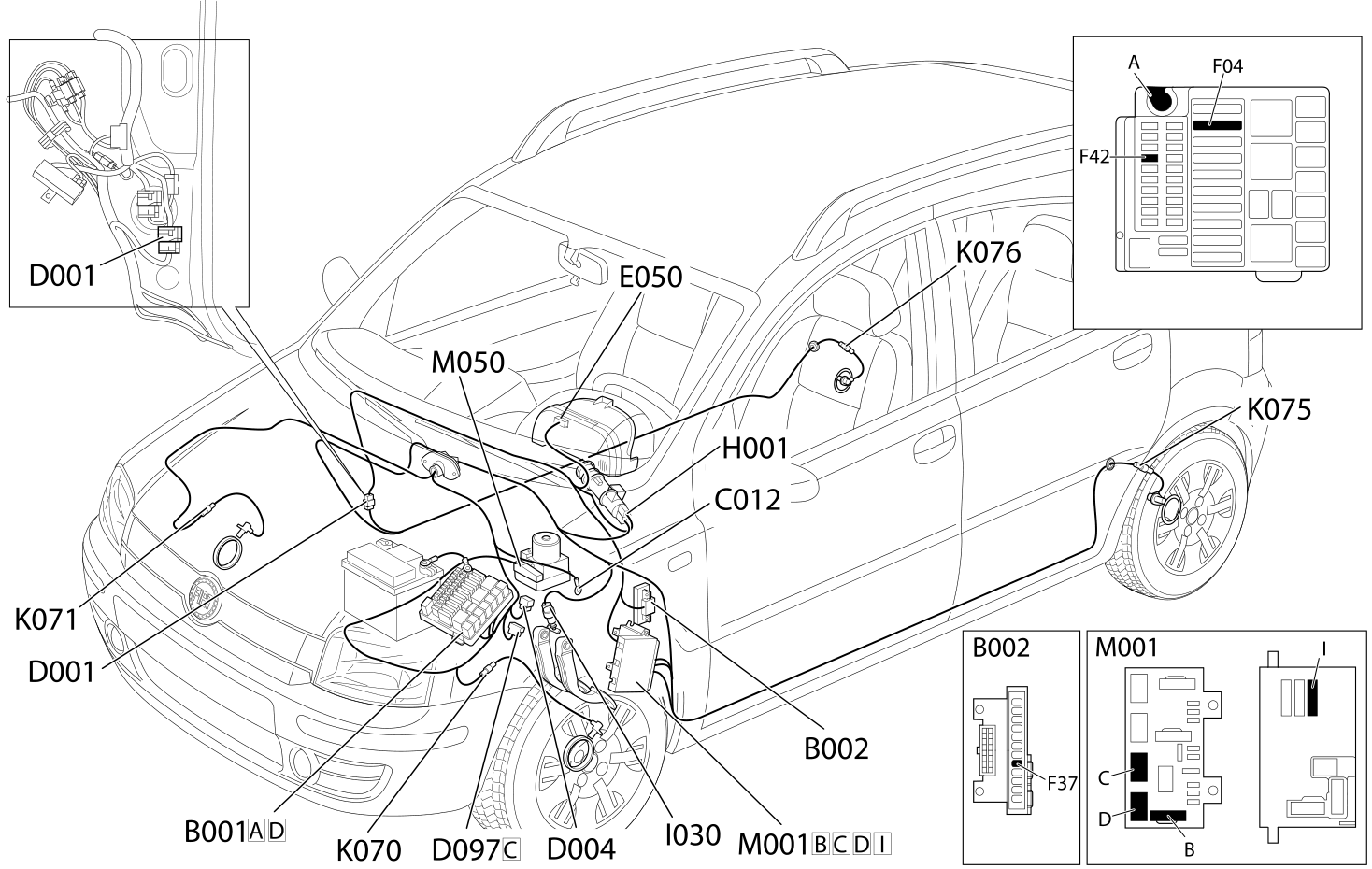 ABS - COMPONENT LOCATION