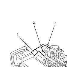 Crankcase vapour/gas recirculation system