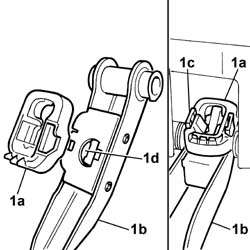 Brake pedal - r+r manual gearbox versions