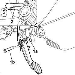 Clutch pedal - r+r