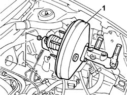 Brake servo/brake pump assembly - r r