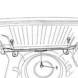 One-piece rear seat cushion - r r