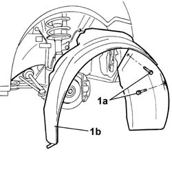 Right front WHEEL ARCH LINER - R.R.